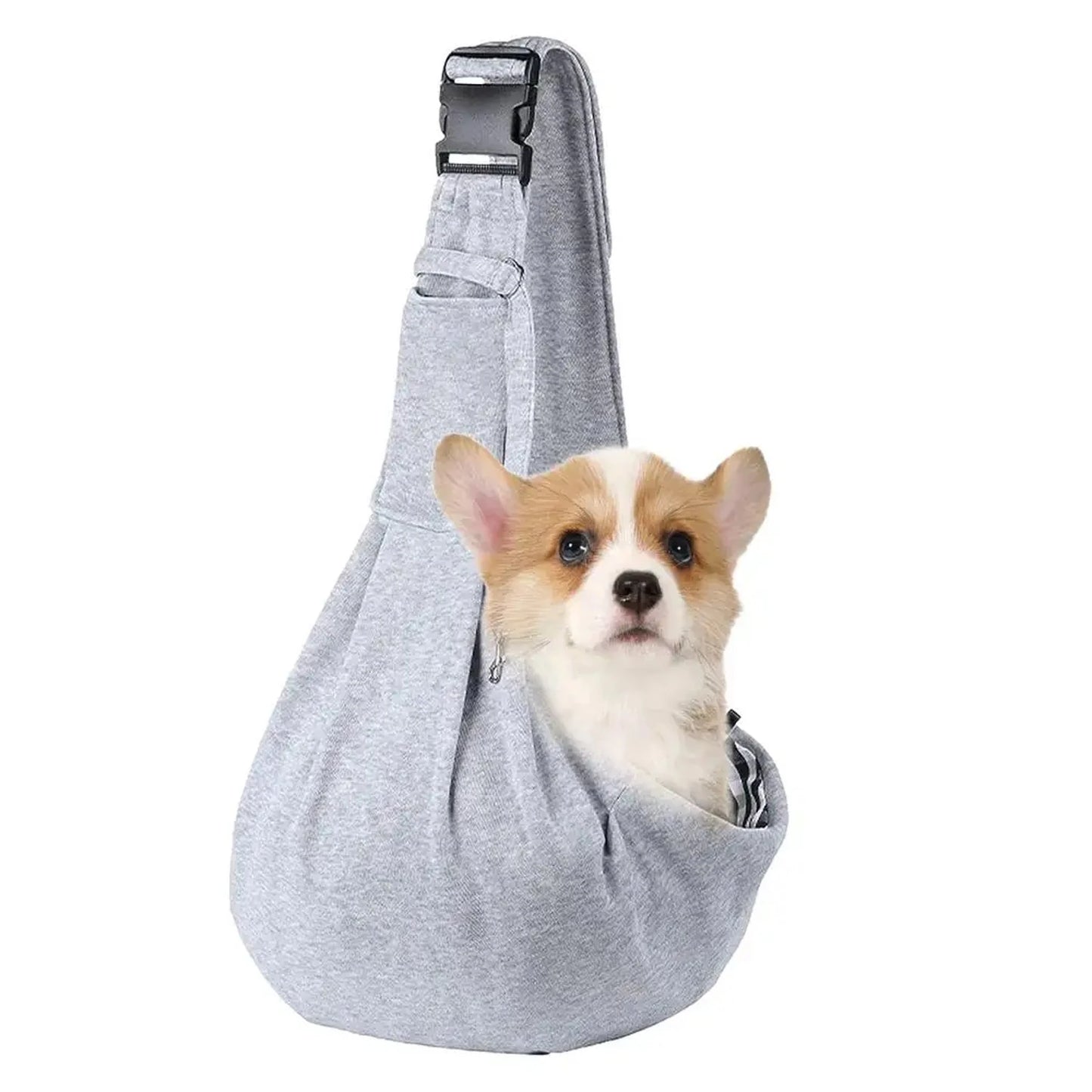Small, Hands-Free Reversible Crossbody Pet Sling Holder