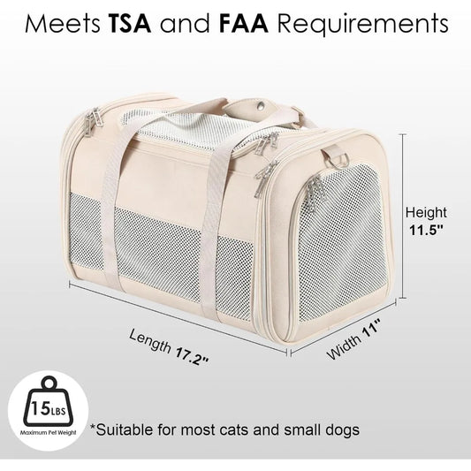Airline-Approved Soft Sided Pet Carrier