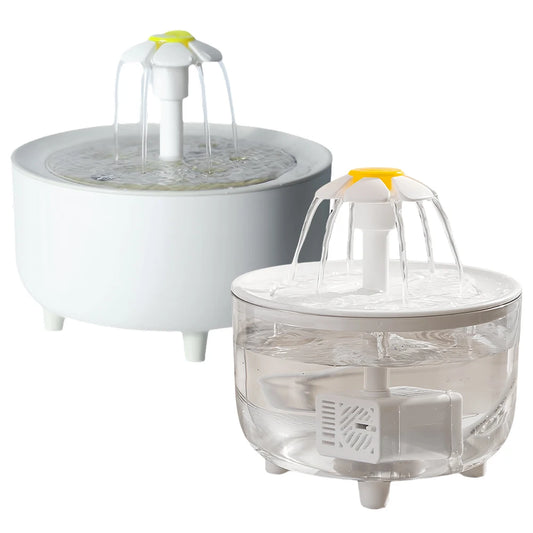 1200ml Automatic Cat Water Fountain Filter USB Cat Water Fountain Electric Mute Recirculate Filtering Drinker Pet Water Fountain