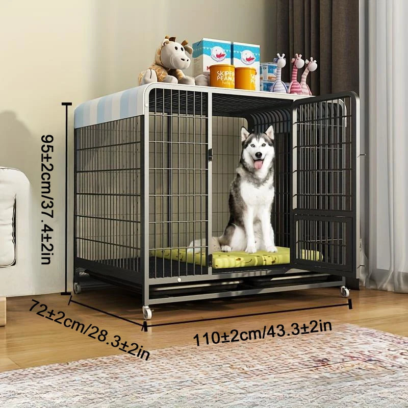 Heavy Duty Metal Dog Kennel - Indestructible and Escape-Proof