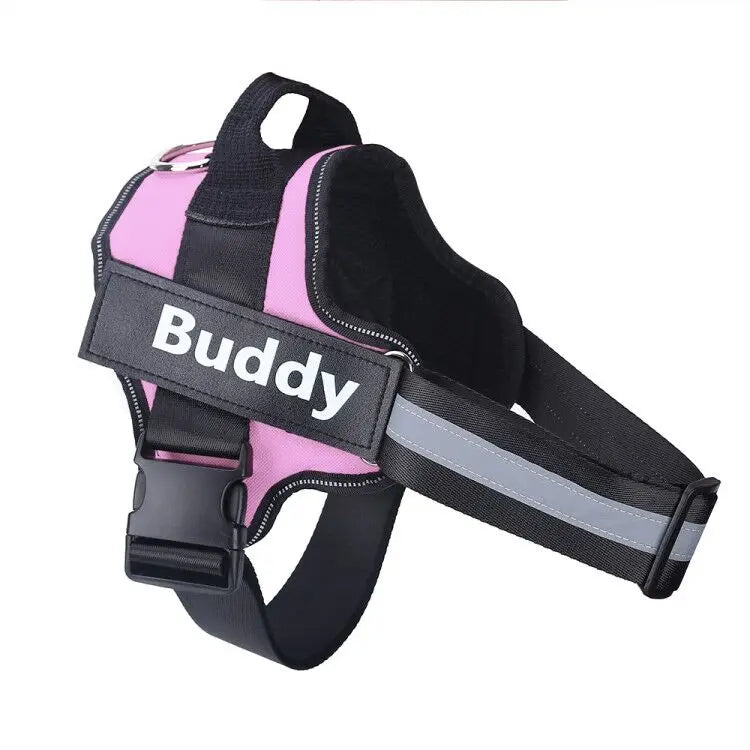 Personalized, NO PULL, Reflective, Breathable Harness Vest For Small and Large Dogs