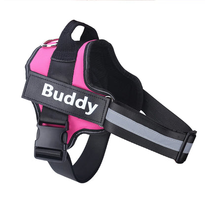 Personalized, NO PULL, Reflective, Breathable Harness Vest For Small and Large Dogs