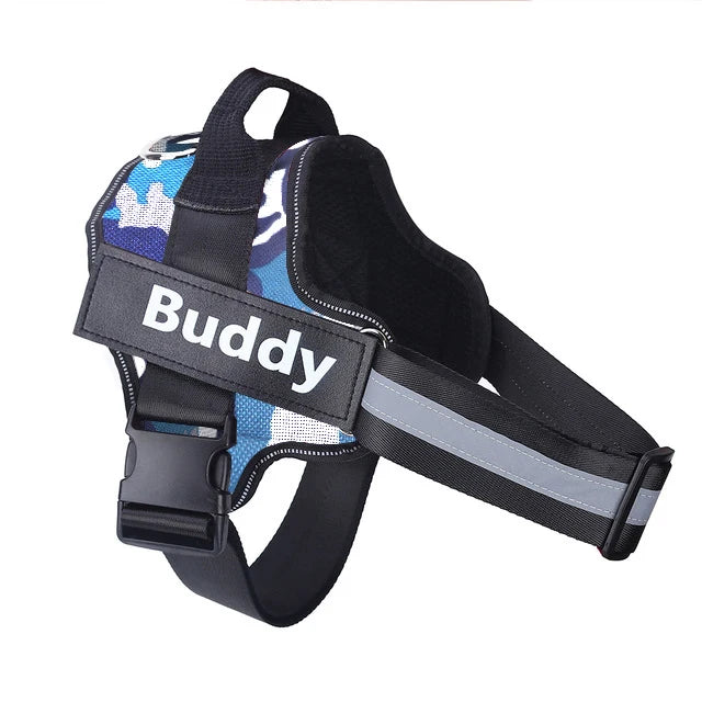 Personalized, NO PULL, Reflective, Breathable Harness Vest For Small and Large Dogs