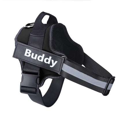 Personalized, NO PULL, Reflective, Breathable Harness Vest For Small and Large Dogs