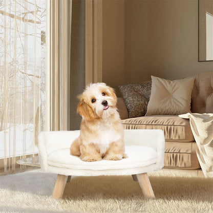 Luxury Stool Bed with Plush, Washable and Waterproof Fabric