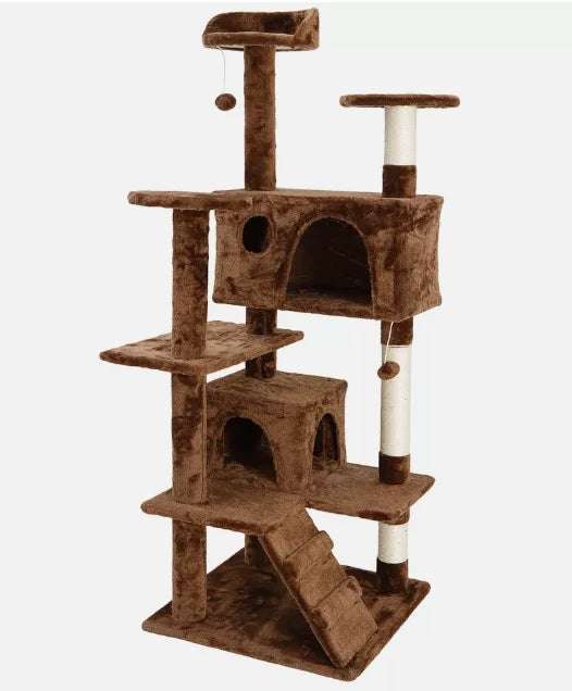 53-inch Cat Tree and Tower with Scratching Post