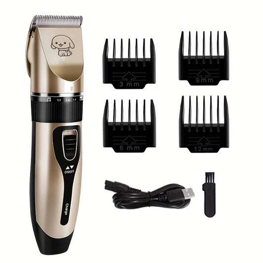 Pet Hair Trimmer Kit - Electric Precision Clippers