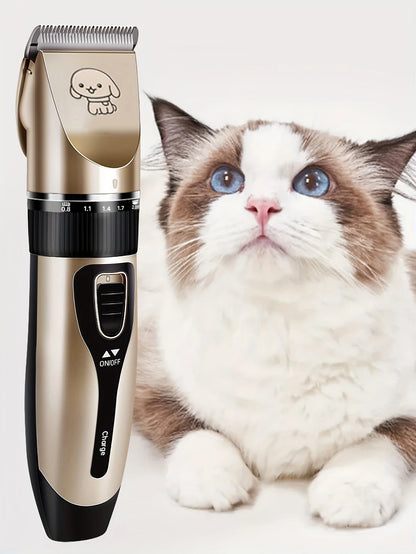 Pet Hair Trimmer Kit - Electric Precision Clippers