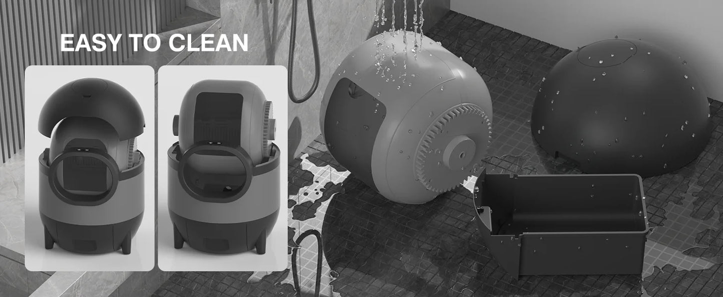 Self-Cleaning, Odor-Free Automatic Cat Litter Box