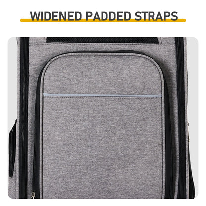 Breathable, Expandable  and Foldable Pet Carrier/Backpack Foldable Pet Carrier