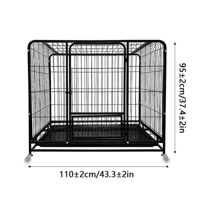Heavy Duty Metal Dog Kennel - Indestructible and Escape-Proof