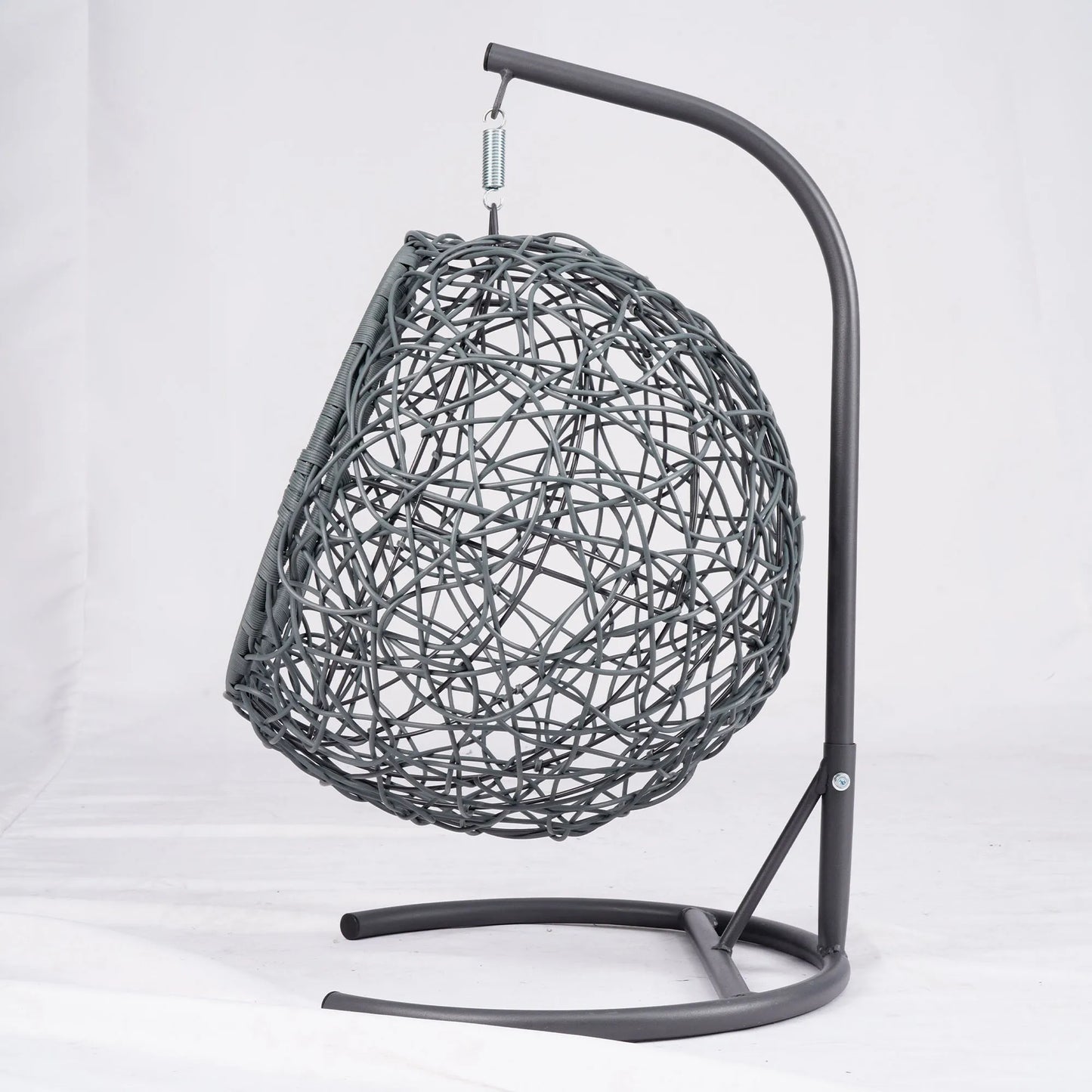 Indoor Cat Hanging Swing Bed/Egg Chair with Stand & Cushion