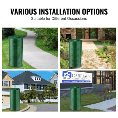 VEVOR Outdoor Pet Waste Trash Can -11.5 Gallons