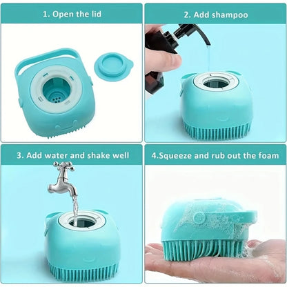 7 Pack Dog Grooming Set: Hair Removal Comb, Flea Comb, Shampoo Brush, Pet Nail Clippers, Toothbrush Set
