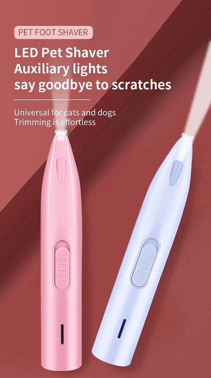 Electric Trimmer for Pets - Between soles of the feet/toes/around the eyes/cochlea/private area