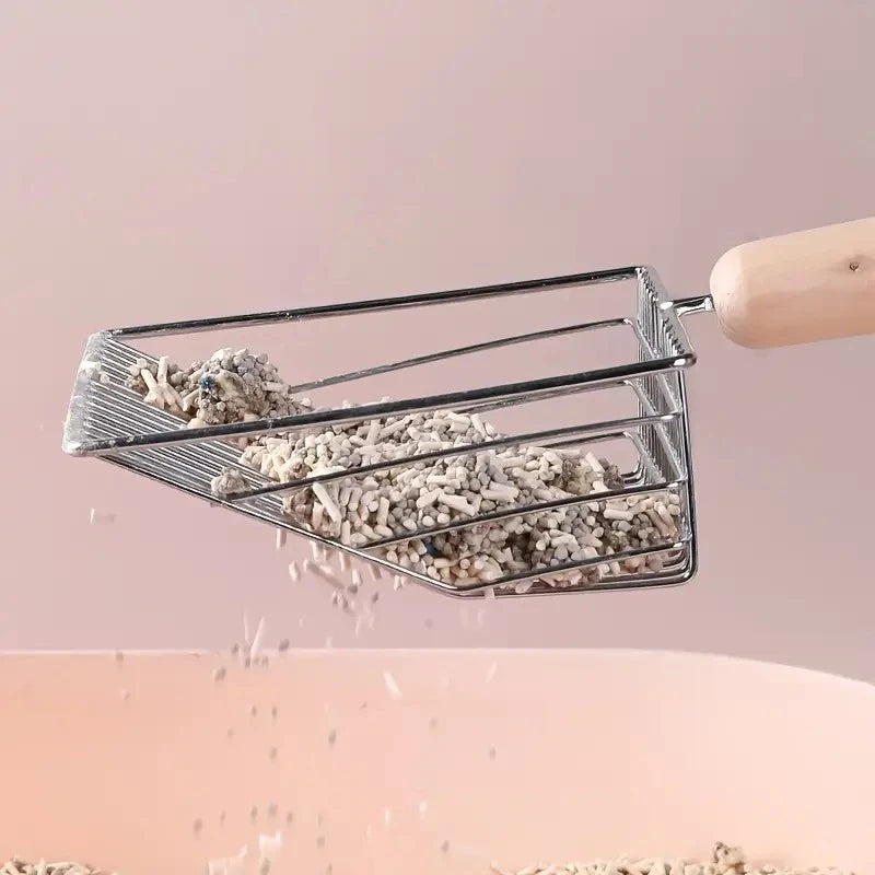 Stainless Steel Cat  Litter Box Shovel