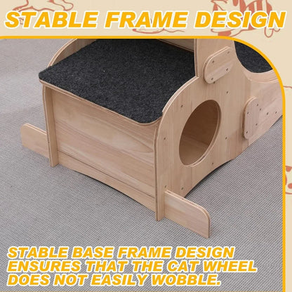 Cat 7-in-1 Exercise Treadmill and Tunnel for Indoor Cats