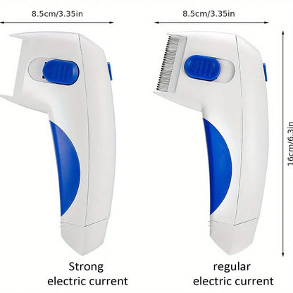 1pcs Cat & Dog lectitc Hlea Comb, hemoves oose Hai fleas,And Eggs:.lectronicice Remover, suitable For Cats, Dogs,And abits. Efec