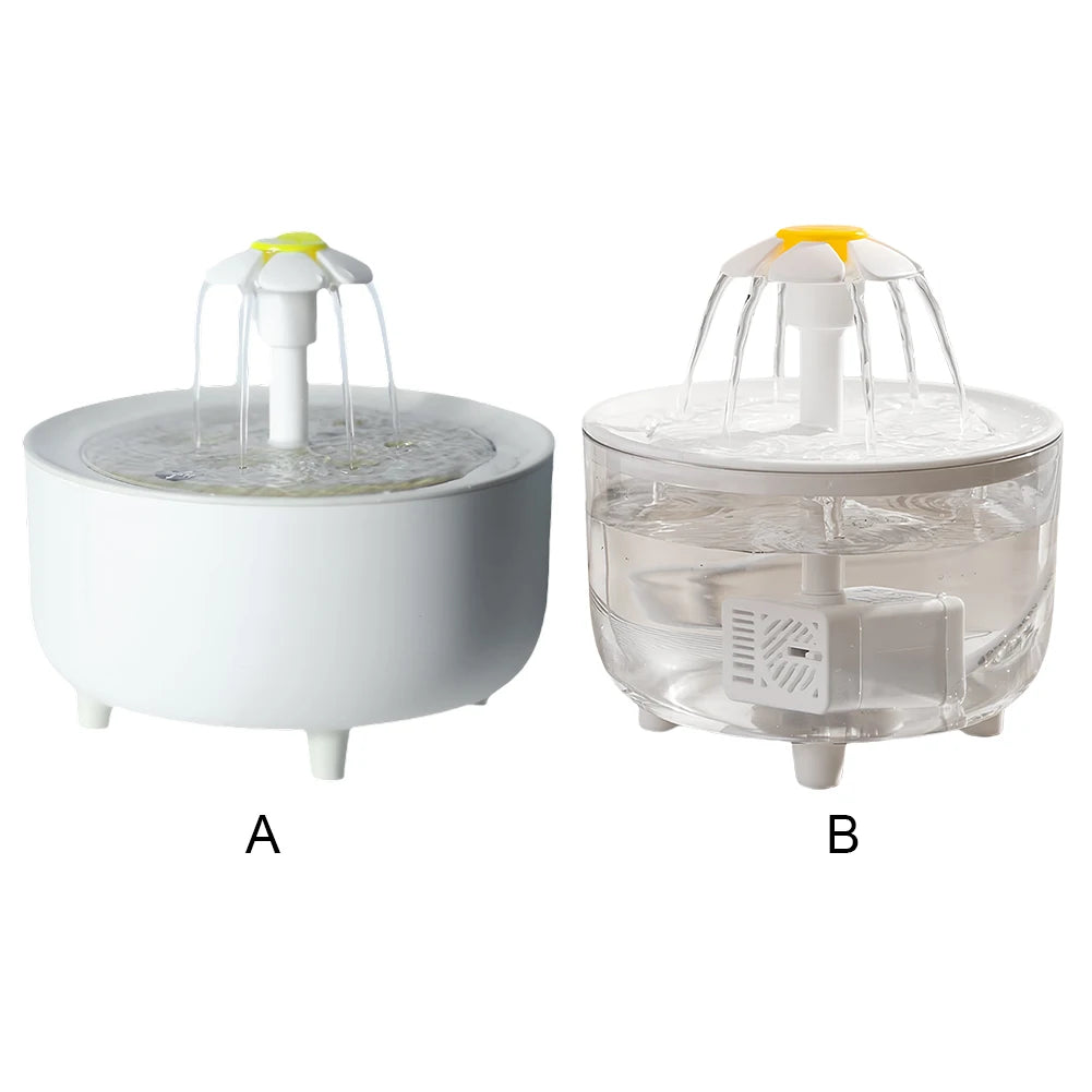 1200ml Automatic Cat Water Fountain Filter USB Cat Water Fountain Electric Mute Recirculate Filtering Drinker Pet Water Fountain