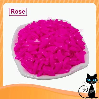 Soft Claw Caps for Cats with free Adhesive Glue + Applicator