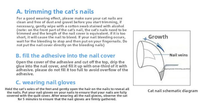 New Fashion Colorful Cat Soft Claw Caps (40 PCS/lot with Free Adhesive Glue) -  Size XS-L