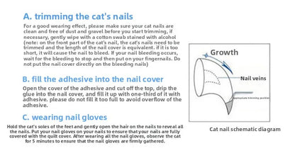 New Fashion Colorful Cat Soft Claw Caps (40 PCS/lot with Free Adhesive Glue) -  Size XS-L