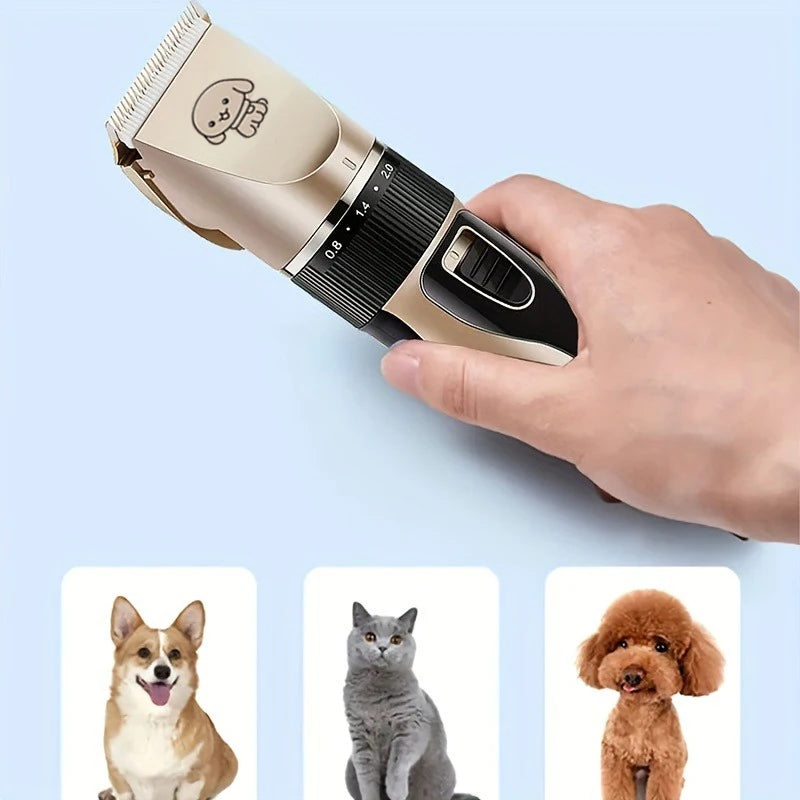 Pet Hair Trimmer Kit - Electric Precision Clippers