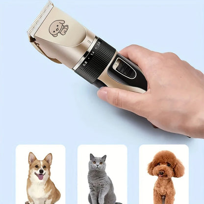 Pet Hair Trimmer Kit - Electric Precision Clippers