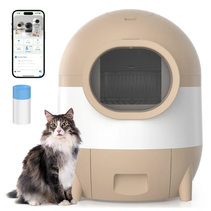 Self-Cleaning, Odor-Free Automatic Cat Litter Box