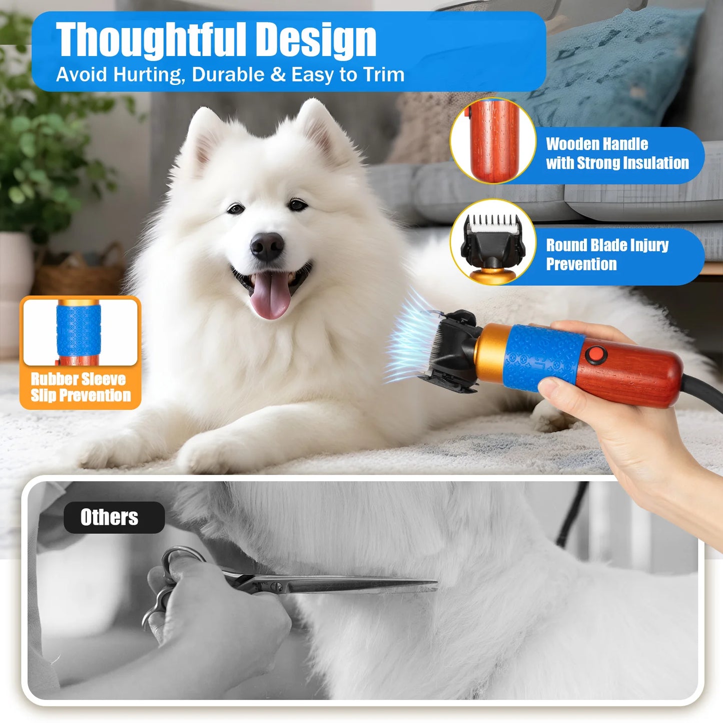 110V/220V 36W Electric Push Shears for Pets