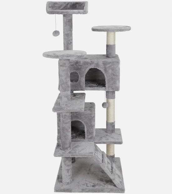 53-inch Cat Tree and Tower with Scratching Post