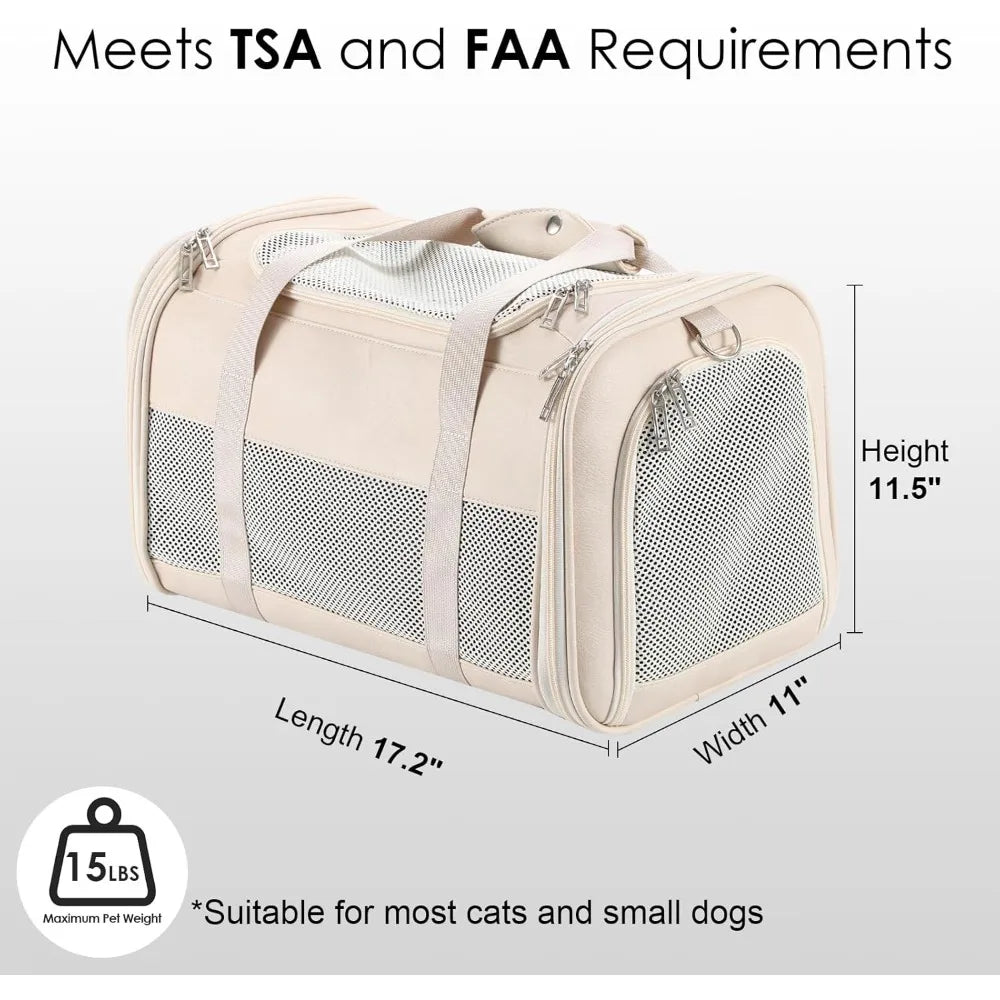 Airline-Approved Soft Sided Pet Carrier