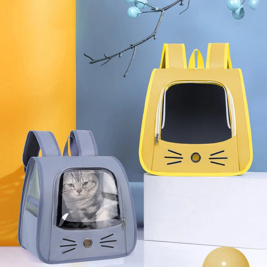 Pet Supplies Cat Carrier Bag Portable Travel Outdoor Backpack for Cat Small Dogs Transparent  breathable backpa
Cat Carrier Travel Outdoor Backpack