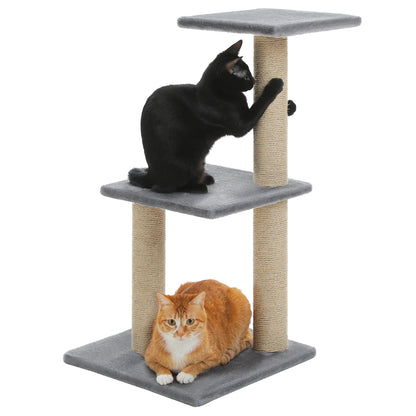 Cat tree with Scratching Posts, Big Hammock and Removable Top Perch