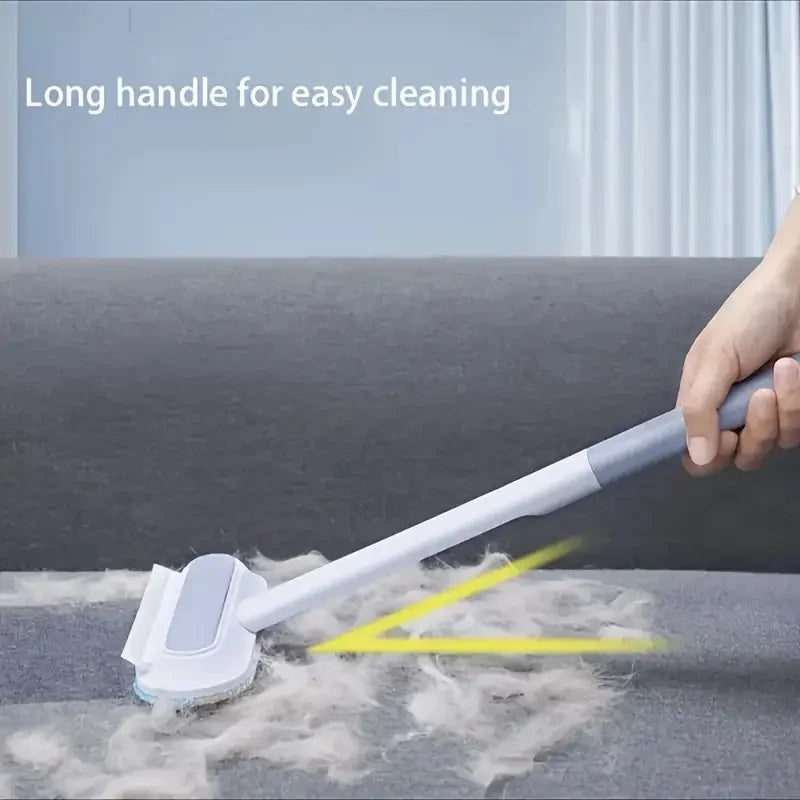 Premium Deshedding Brush for Pets with Ergonomic Long Handle