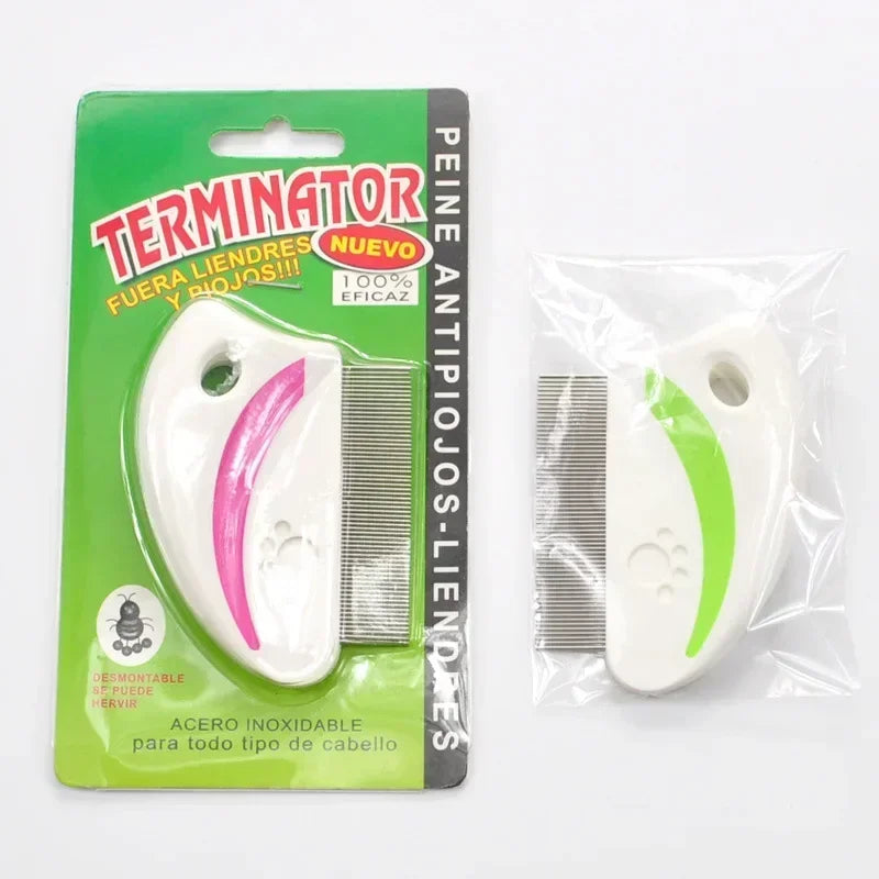 1-Piece Stainless Steel  Flea/Lice Removal Combs/Pet Hair Brush