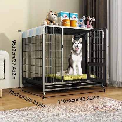 Heavy Duty Metal Dog Kennel - Indestructible and Escape-Proof