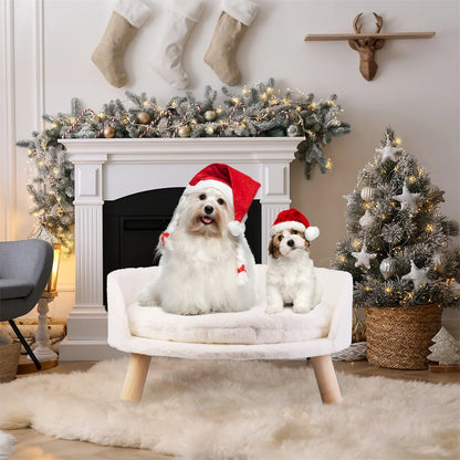 Luxury Stool Bed with Plush, Washable and Waterproof Fabric
