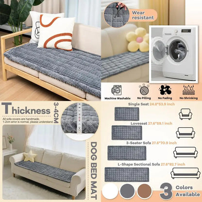 Washable, Large, Non-Slip Dog Sofa Cover Protector Blanket