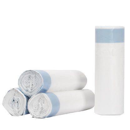 60-count Self-Cleaning Cat Litter Box  Bags  with Drawstring Design - 17x19in/45x50cm, 4 Rolls