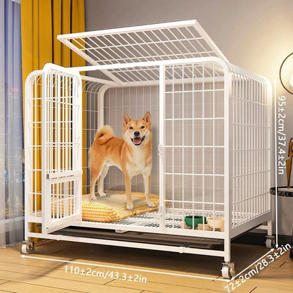 Heavy Duty Metal Dog Kennel - Indestructible and Escape-Proof